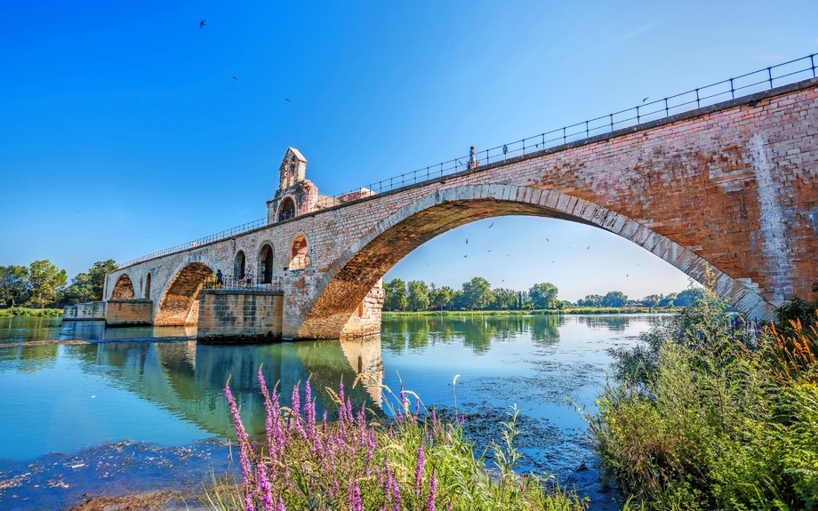 Avignon alte Brücke in der Provence, Frankreich