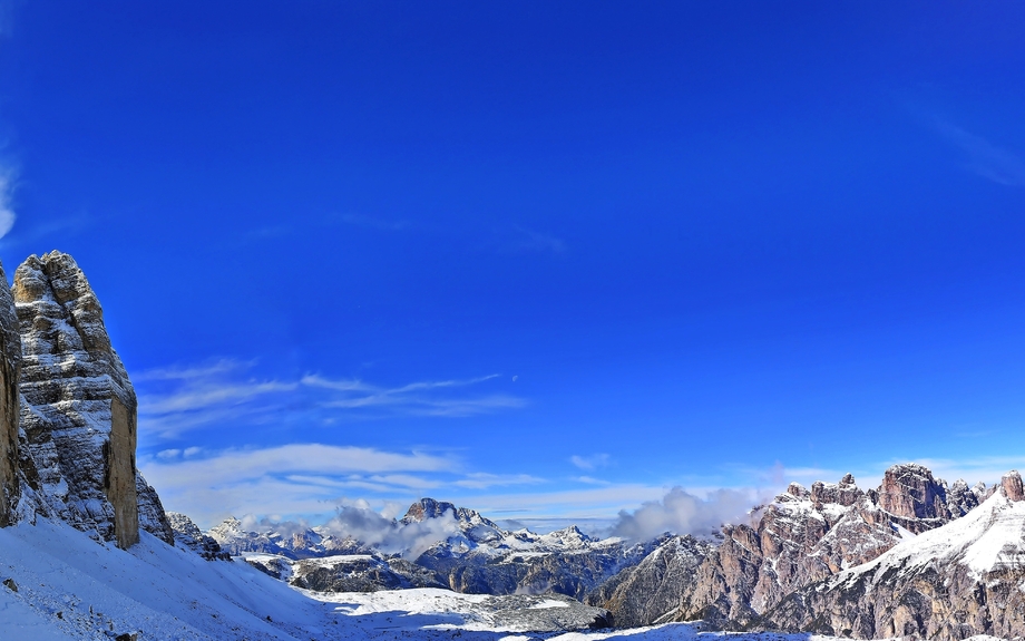 Panorama von den Drei Zinnen