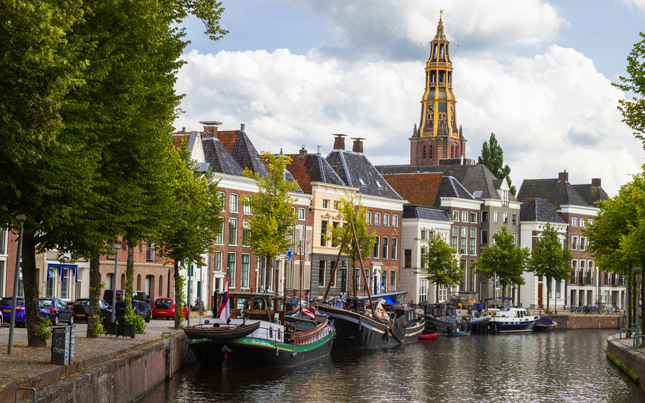 Kanalhäuser in Groningen