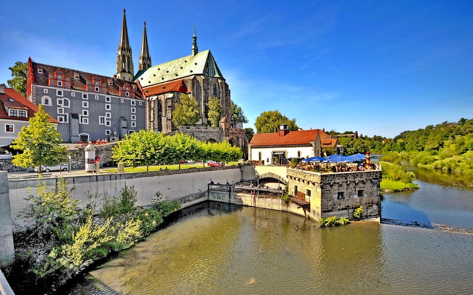 Blick auf Görlitz in Sachsen