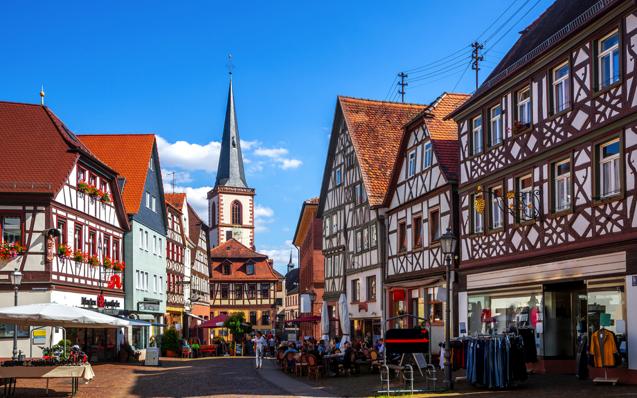 Lohr am Main in Bayern, Deutschland