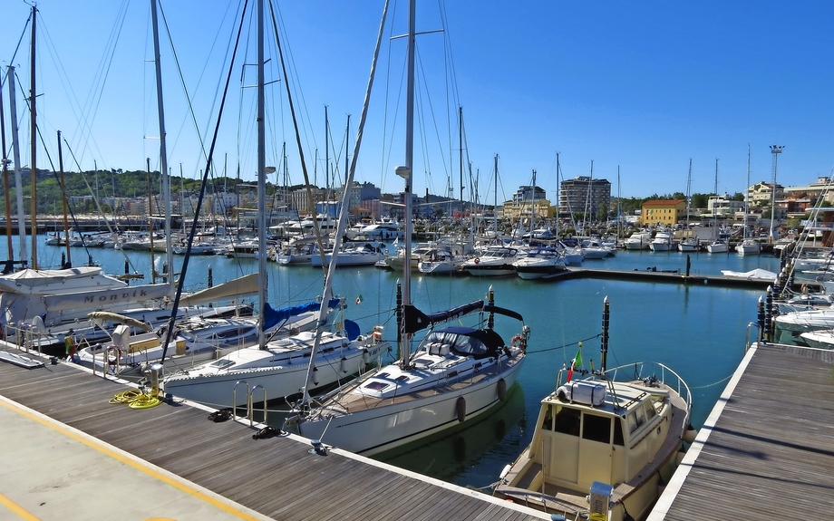 Hafen an der Adria,  Emilia-Romagna