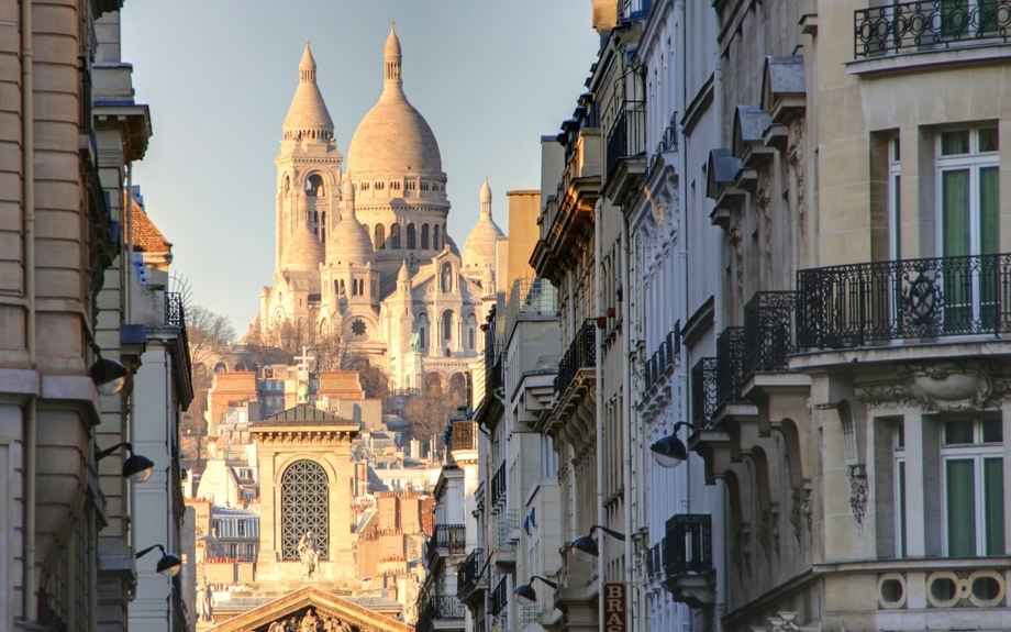 Blick auf Basilika Sacré-Cœur