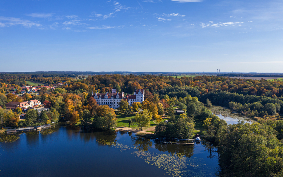Aussicht auf Schloss Boitzenburg
