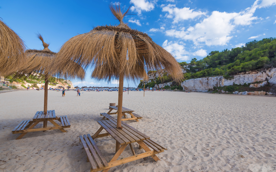 Strandbar bei Porto Cristo auf Mallorca