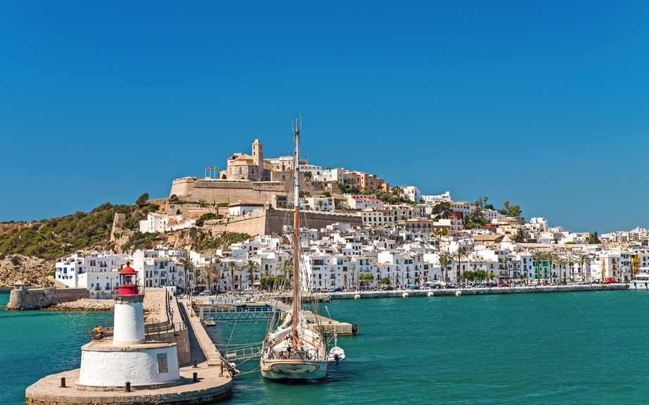Hafen von Ibiza, Spanien