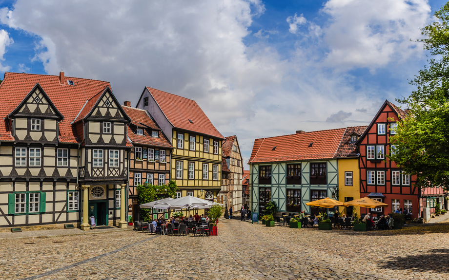 Schlossplatz in Quedlinburg