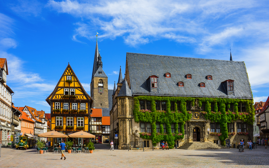 Quedlinburger Roland vor dem Rathaus