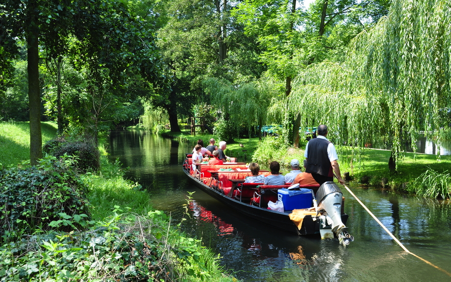 Kahnfahrt im Spreewald, Deutschland
