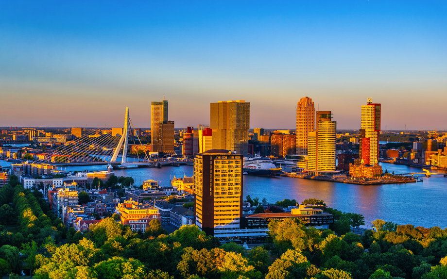 Skyline von Rotterdam