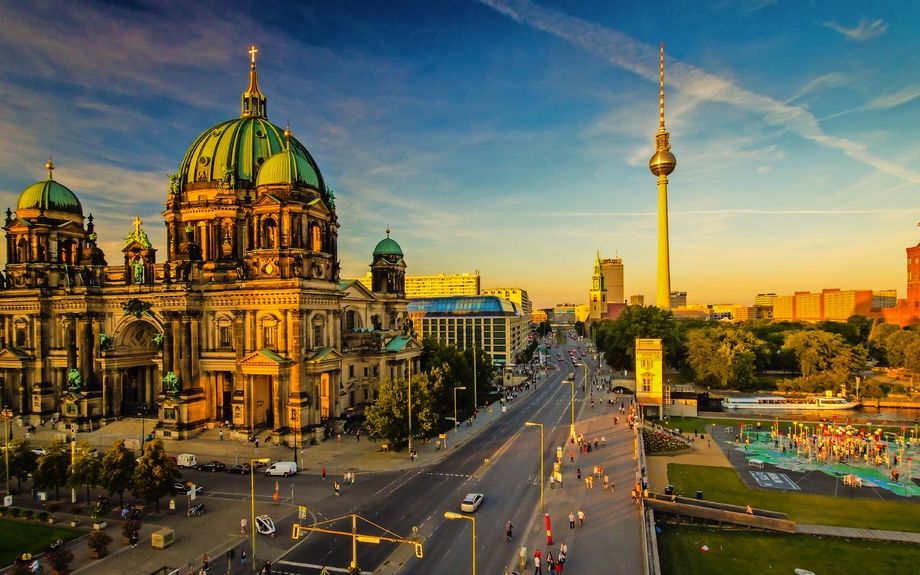 Skyline von Berlin, Deutschland
