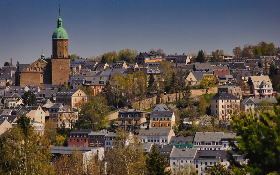 Blick auf Annaberg-Buchholz