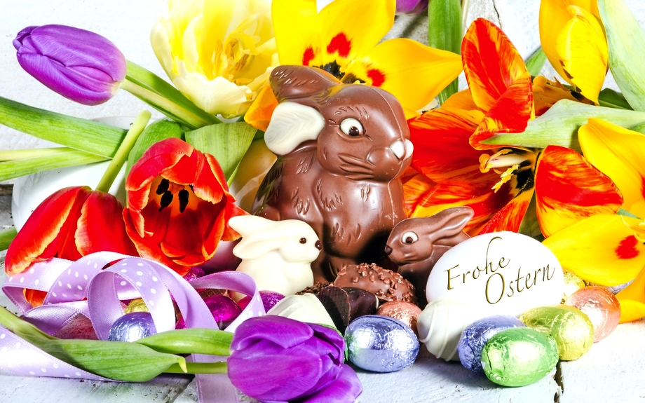 Osterkarte: Frohe Ostern :)