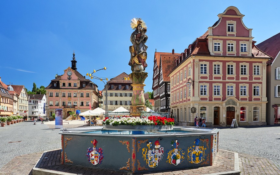 Schwäbisch Gmünd: Marktplatz,