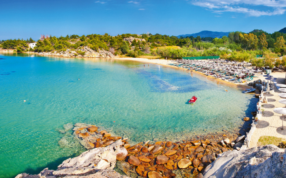Talgo Strand auf der Halbinsel Sithonia