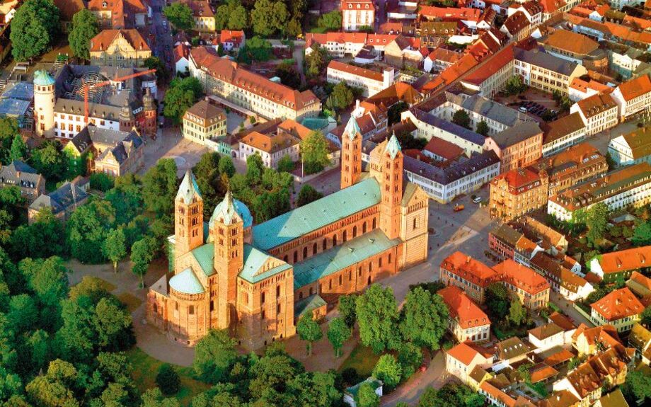 Dom zu Speyer, Luftaufnahme