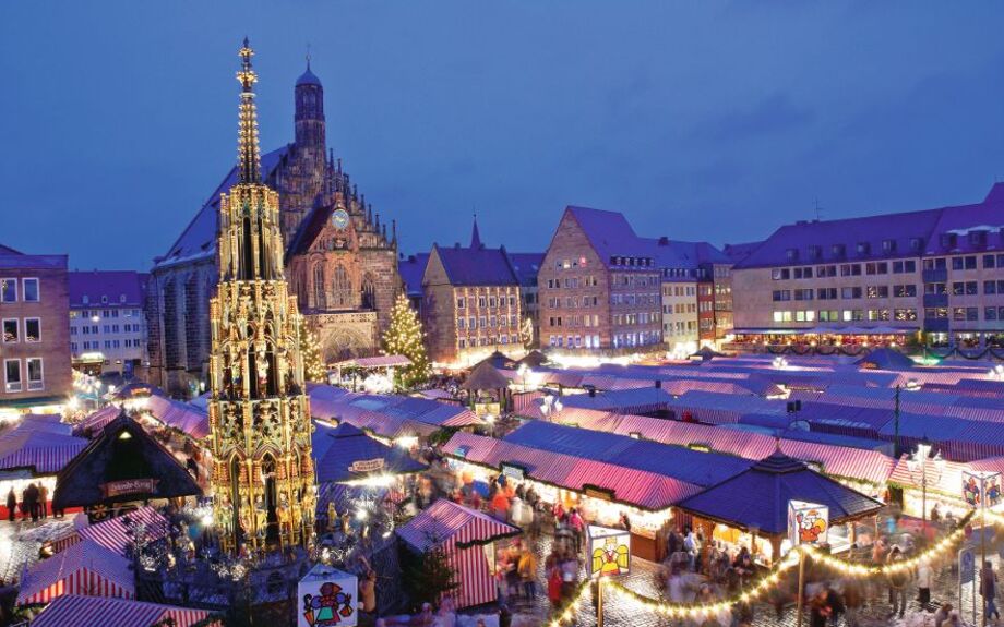 Christkindlesmarkt in Nürnberg, Deutschland