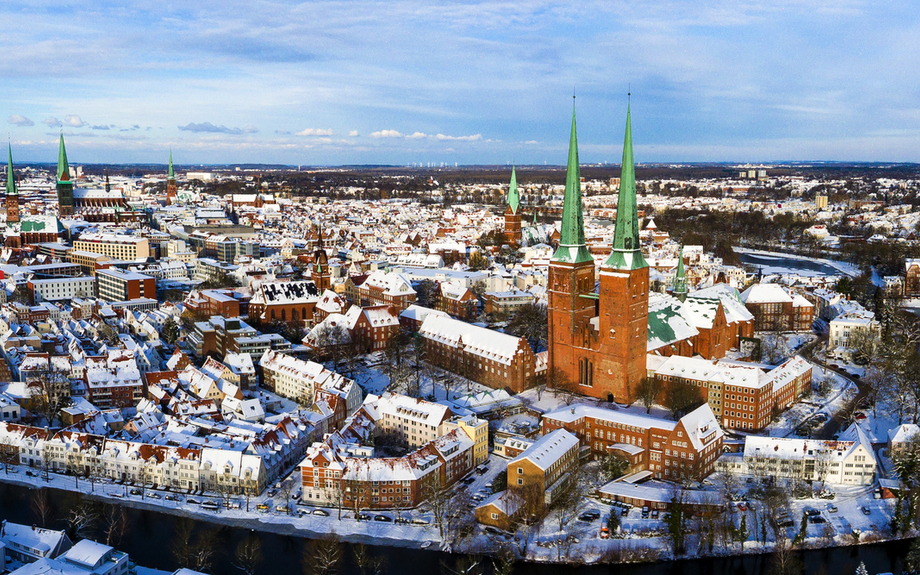 Panorama von Lübeck 