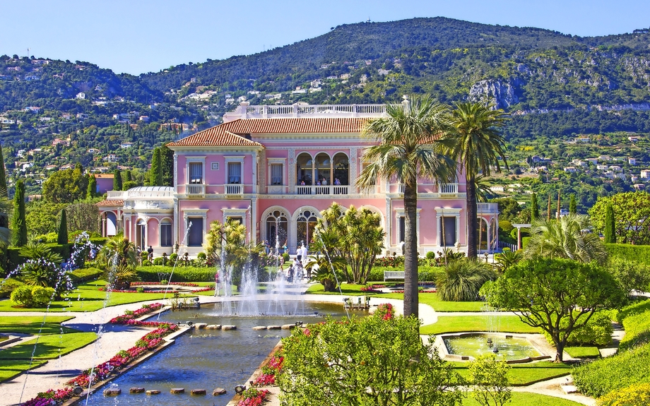 Garten in der Villa Ephrussi de Rothschild, Saint-Jean-Cap-Ferrat