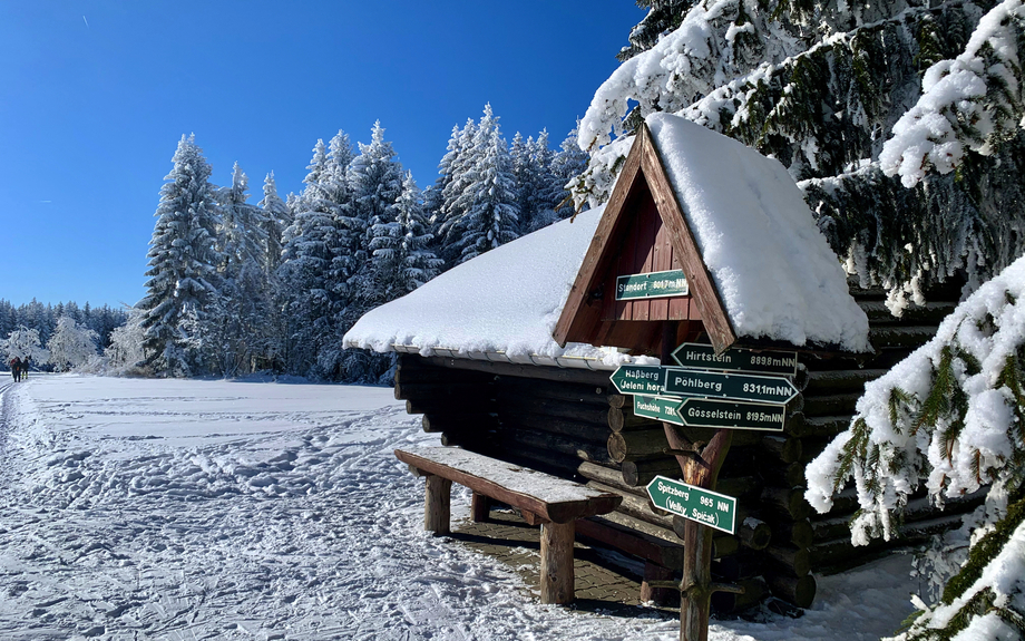 Winter im Erzgebirge