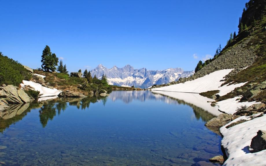 Spiegelsee in Schladming in der Steiermark